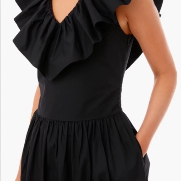 Pomander Place Black Ruffle Jo Dress size XXL maxi romantic classic - Picture 3 of 16